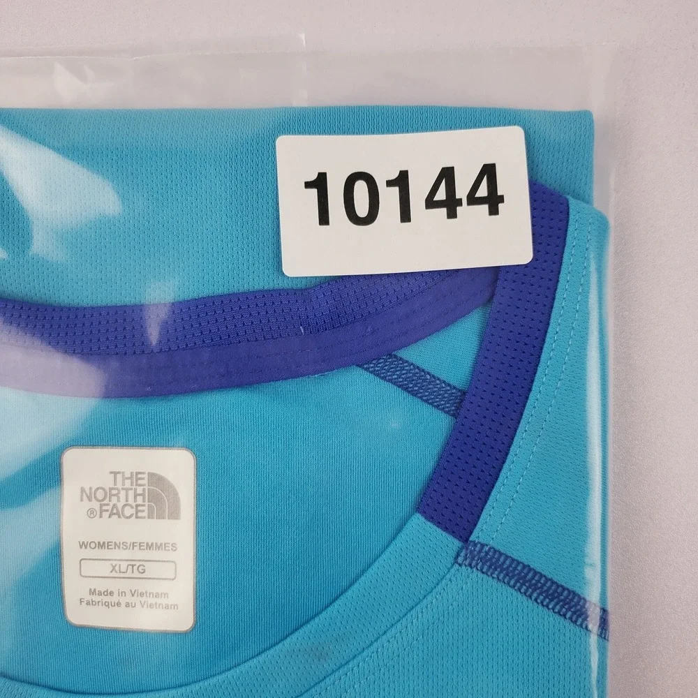 The North Face T-Shirt Women's XL Turquoise Blue‎ Short Sleeve Breathable Top - Picture 12 of 12